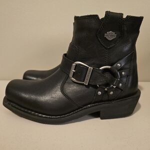 HARLEY DAVIDSON WOMENS 9M LEATHER RIDING BOOTS
